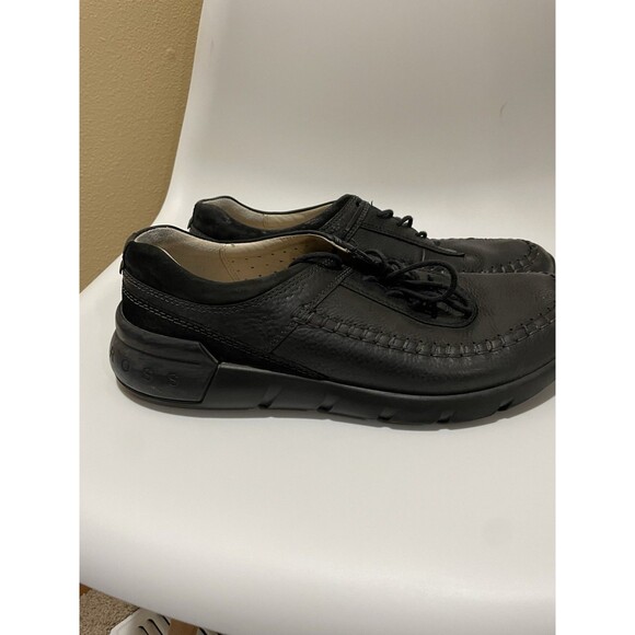 ECCO Men\'s Cross x Casual Sneakers Black Leather Lace Up Size 44 US Size 10-10.5 main image 11